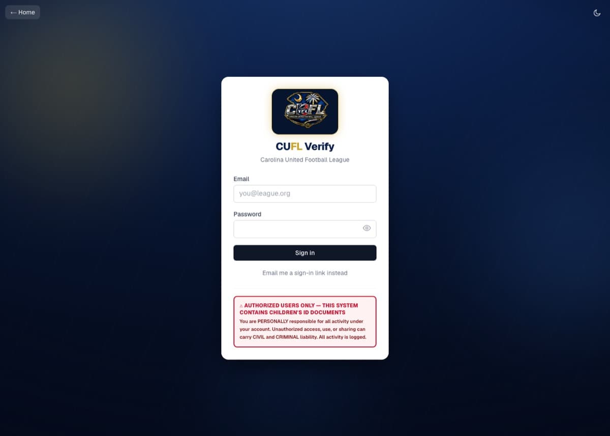 CUFL Verify