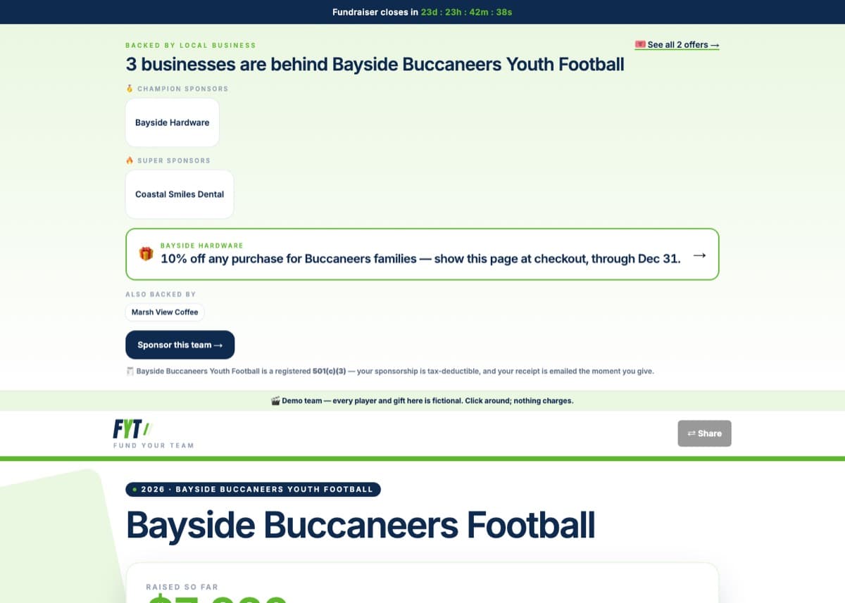 Fund Your Team